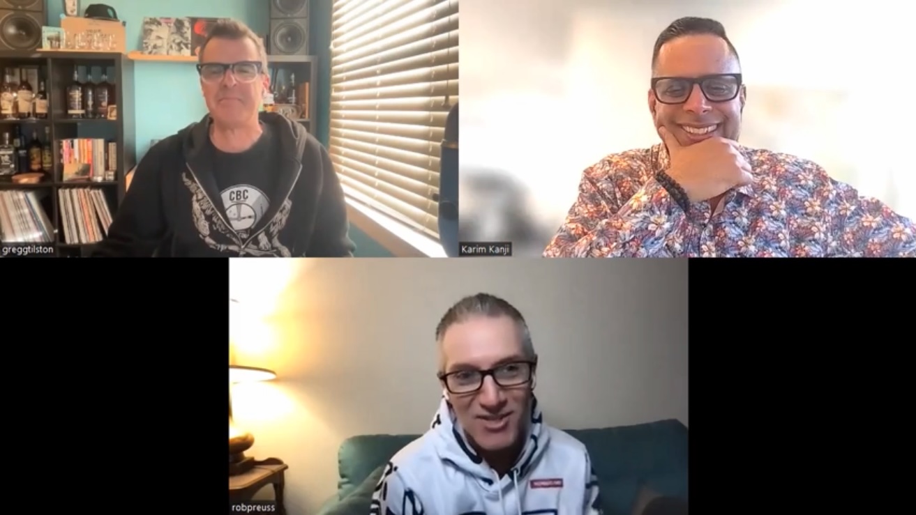 The Lost Venues team on a video call